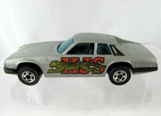Vintage Hot Wheels 1977 Grey Jaguar Xjs Die - Cast Toy Car Hong Kong Hk Loose