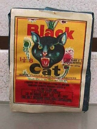 Black Cat Firecracker Label 8 