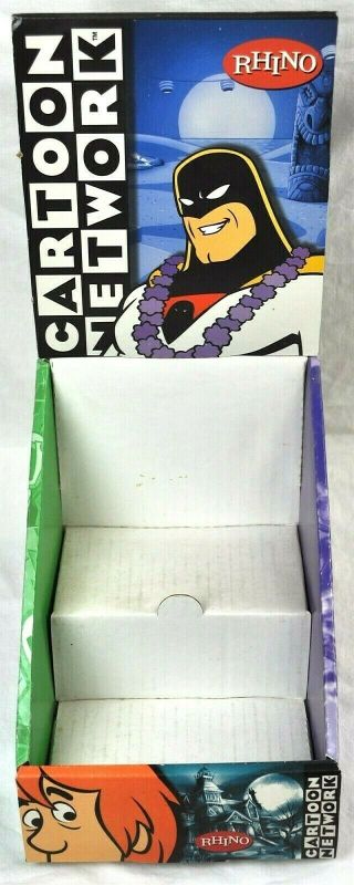 Cartoon Network Space Ghost Display Promo Box Tiki Scooby Cd Dexter Brak 1998