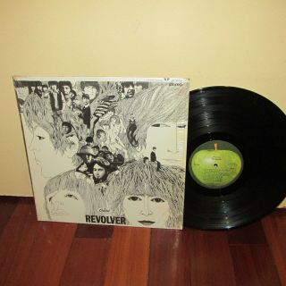 The Beatles “revolver“ Lp U.  S.  Apple St 2576 Stereo (1971) Shrink Nm