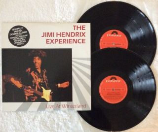 Jimi Hendrix - Live At Winterland (2lp) Polydor Oz Press,  Poster 1987 N/mint