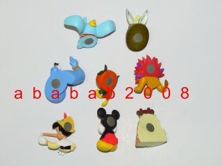 Yujin Disney Characters Magnet Figure Part.  1 Gashapon (full Set Of 8 Figures)