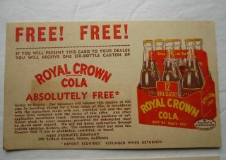 (4) Vintage Advertising Postcards DR PEPPER NEHI RC ROYAL CROWN Soda Pop hj5179 4