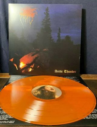 Darkthrone - Arctic Thunder 1st Press Orange Vinyl Lp Mayhem Immortal Emperor