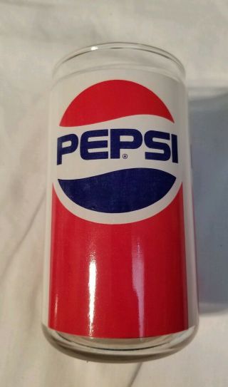Vintage Pepsi Cola Glass Can Open To Offers