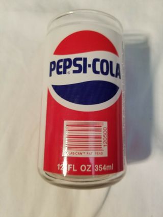 VINTAGE PEPSI COLA GLASS CAN OPEN TO OFFERS 3