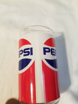 VINTAGE PEPSI COLA GLASS CAN OPEN TO OFFERS 6