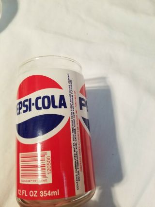 VINTAGE PEPSI COLA GLASS CAN OPEN TO OFFERS 8