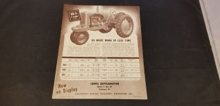 1949 Sheppard Diesel Tractor Brochure For Sd1,  Sd2 & Sd3 With Pics & Specs