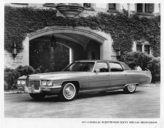 1971 Cadillac Fleetwood Sixty Special Brougham Press Photo And Release 0020