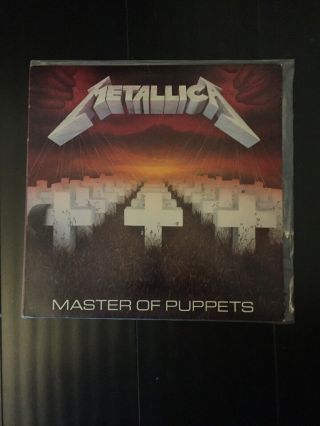 Metallica Master Of Puppets Lp Vinyl Record 1986 Electra/asylum Records 60439 - 1
