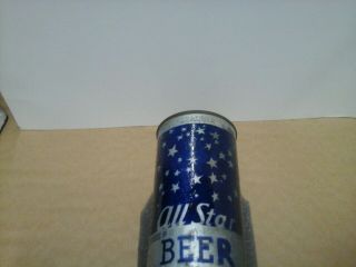 12oz Flat Top Beer Can (all Star Beer) Repainted The Blue