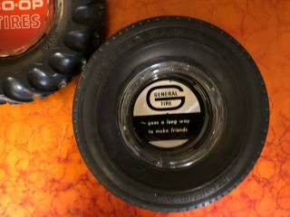 5 Vintage Tire Ashtrays BF Goodrich General tractor garage shop mechanic 5