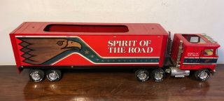 Vintage Nylint Spirit Of The Road Semi Truck Tractor Trailer Eagle