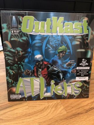 Outkast Atliens Newbury Comics Limited Edition Colored Vinyl Records