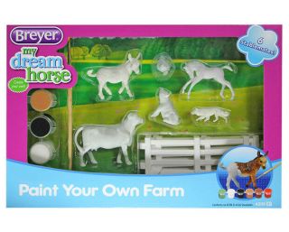 Horse Crazy Paint Your Own Farm Item : 4209 Scale: 1:32 Wonderful Fun Kit