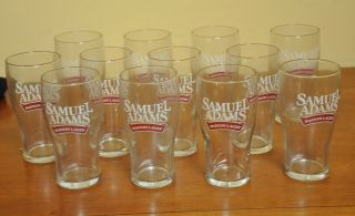 One Dozen Samuel Adams Boston Lager Pint Glasses