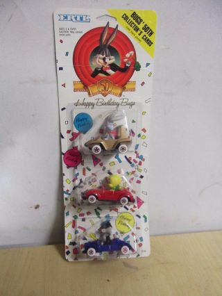 Ertl Looney Tunes 50th Happy Birthday Bugs Bunny Collectors Edition 3 Pack