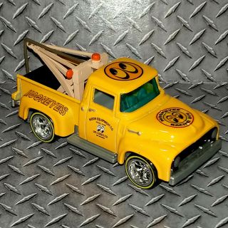 1956 Ford F - 100 Pickup Matchbox Custom Moon Equipment Tow Truck With Real Riders