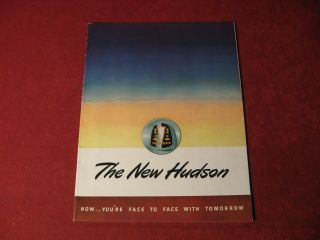 1948 Hudson Showroom Dealership Sales Brochure Old Booklet Vintage