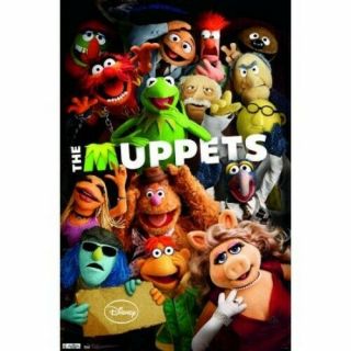 Disney The Muppets Movie One Sheet Poster 22x34 Fast