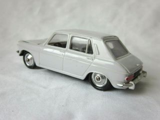 Vintage Late 1960 ' s Norev Model 151 Simca 1100 Plastic 1/43 Made in France 2