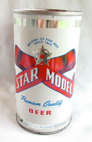 Vintage Star Model 12 Oz Flat Top Beer Can - Star Union,  Chicago,  Ill.