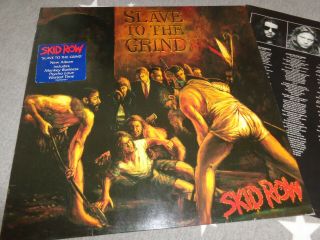 Skid Row ‎– Slave To The Grind.  Org,  1991.  Atl.  Very Rare