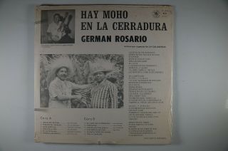 GERMAN ROSARIO Hay Moho en La Cerradura LA FLOR RARE LATIN LP 2