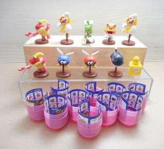 Mario 3d World Furuta Choco Egg Figure Set Nintendo Case Toy Japan