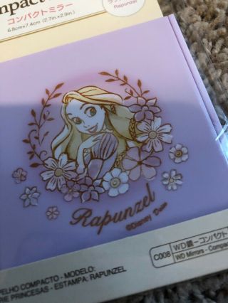 Disney Compact Mirror Rapunzel Tangled Princess Tokyo Daiso 2