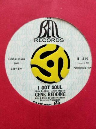 NORTHERN SOUL 45 - Gene Redding - I Need Your Lovin ' - Bell Vg,  HEAR 2