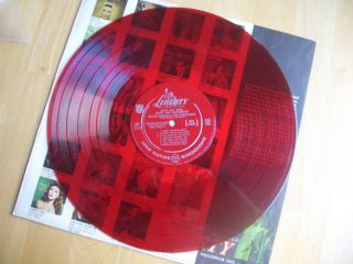 THE CHIPMUNKS LET ' S ALL SING VERY RARE RED VINYL 1959 33 1/3 LP.  RECORD 5
