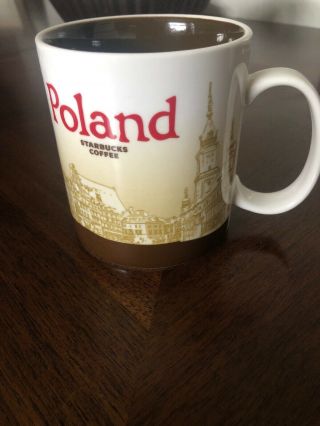 Starbucks Poland Coffee Mug Global Icon Series 16oz Cup
