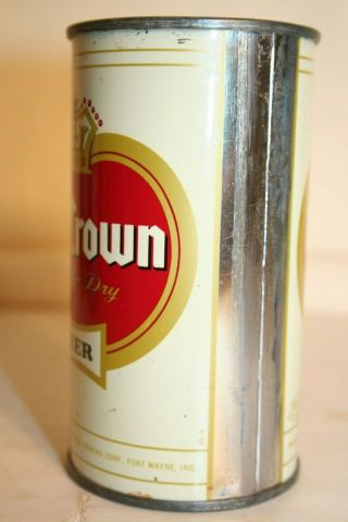 Old Crown Beer 12 oz flat top - Centlivre Brewing Corp. ,  Fort Wayne,  Indiana 4