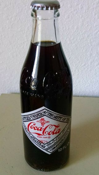 1981 The Natchez Coca - Cola Bottling Co 75th Anniversary 1906 - 1981 10 oz Bottle 3