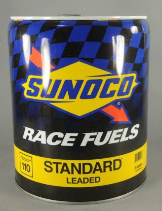 Sunoco 5 Gallon Can Racing Empty 110 Fuel Gas Race Nascar Shop Garage Man Cave