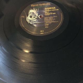 Iron Maiden,  Somewhere In Time.  1986 33 RPM Vinyl LP,  SJ - 12524 6
