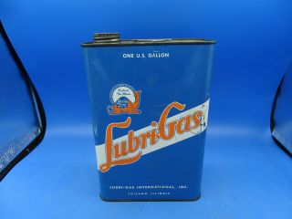 Vintage Lubri - Gas Engine Lubricant 1 Gallon Tin Oil Can Camel Logo
