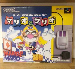Famicom Mario And Wario Set Nintendo Japanese Japan Sfc Snes