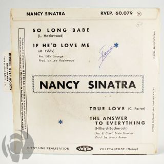 NANCY SINATRA SO LONG BABE EP 7 