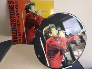The Rolling Stones - In The Steel Jungle Rare 1990 12 " Picture Disc 1987