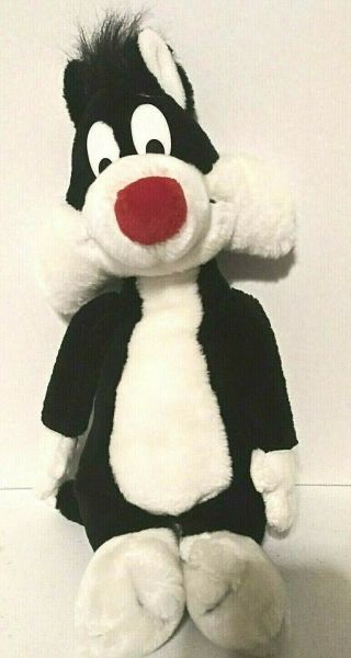 Vintage 1971 Warner Brothers Mighty Star Sylvester The Cat Plush Toy 16 Inches