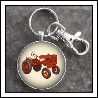 Farmall Model A Tractor Ih Photo Keychain Key Chain Father 