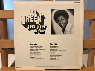 AL GREEN AL GREEN GETS NEXT TO YOU HI RECORDS SHL 32062 USA 1971 NM/VG, 2