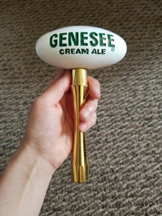 Genesee Cream Ale Mini 7 " Draft Beer Keg Tap Handle Shift Knob Shotgun