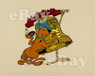 Rare Scooby Doo & Liberty Bell Cartoon Color Tv Photo Hanna Barbera Studios