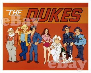 Rare Dukes Of Hazzard Cartoon Color Tv Photo Hanna Barbera Studios Concept Art