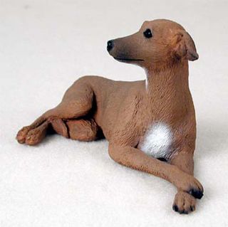 Italian Greyhound Statue Figurine Hand Painted Collectible Statue