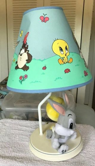 Vintage Baby Looney Tunes Lamp Plush Buggs Bunny and Tweety. 5